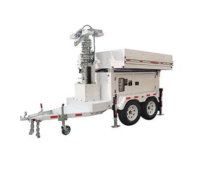 high power hybrid light tower