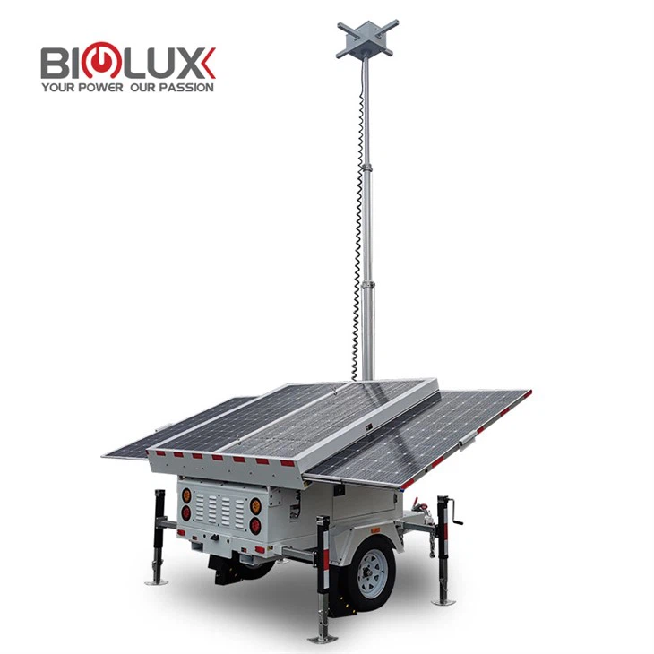 Mobil Solar Surveillance Trailer med Genest