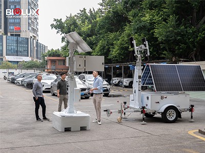 HiSOLO Solar Light Towers opfylder Spaniens behov for leje af udstyr:-Inspektion på stedet