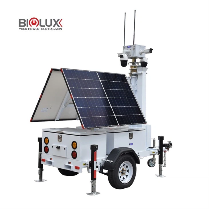 Portable Security Camera Trailer