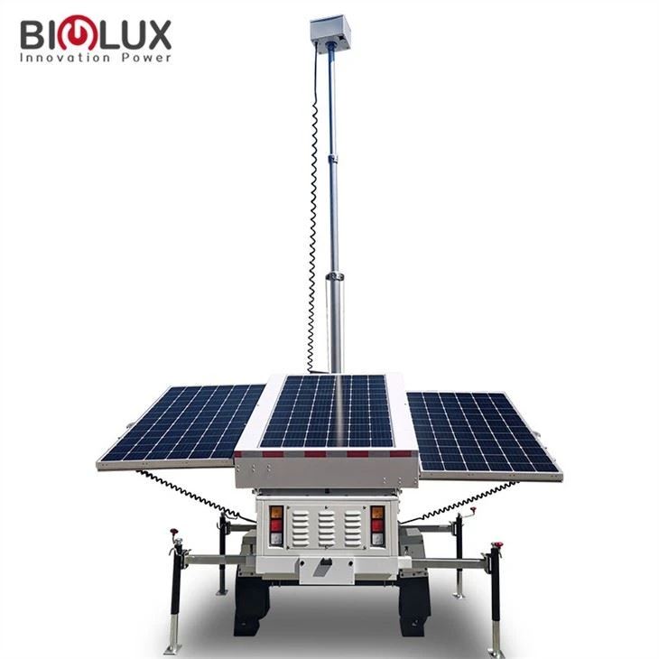 Overvågning Solar Tower Off Grid System