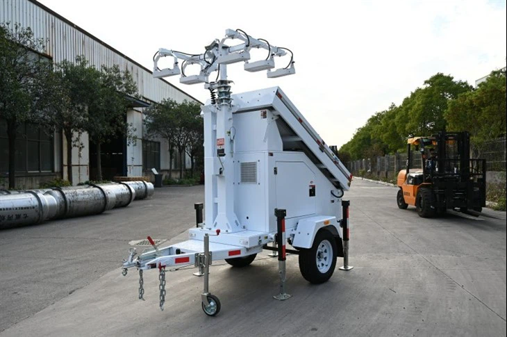 Mobile Solar LED Light Tower