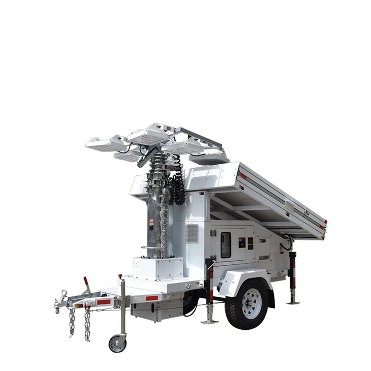 Mobile Tower Ligh Temporary Worksautomatic Lifting Mast
