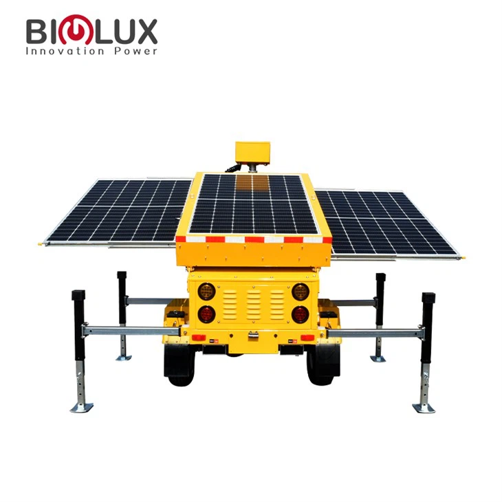 Bærbar Solar Surveillance Trailer