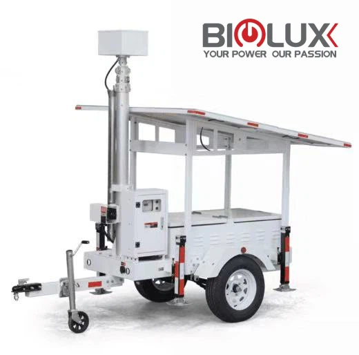 Mobil Solar Surveillance Trailer fra Kina Factory BIGLUX
