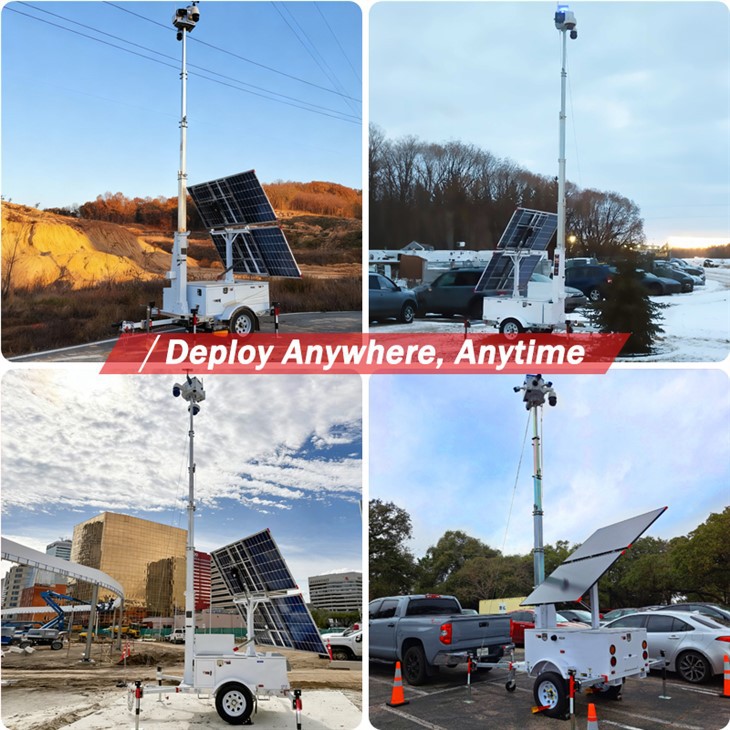 Mobile Surveillance Trailer Security Camera Trailer best